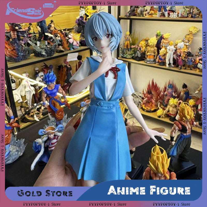 Ayanami Rei Figure School Uniform Ayanami Rei Figures Anime Merchandise Model Statue Doll Desk