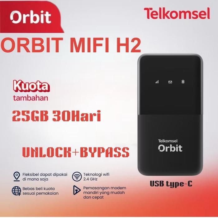 Telkomsel Orbit Mifi Star H2 E5586 4G LTE Unlocked Garansi Resmi Free Telkomsel Orbit 25Gb 30Hari