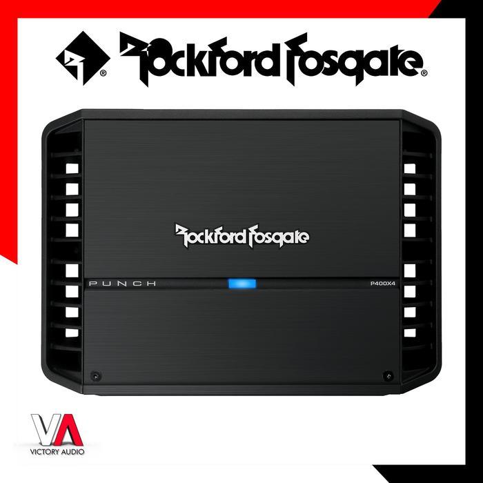 Power Amplifier 4 Channel Rockford Fosgate PUNCH P400x4 4CH Bridgeable