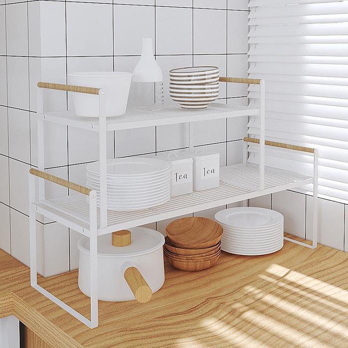 Cuculemon - Rak Dapur Susun Rak Kabinet Dapur Rak Lemari Dapur Rak Bawah Wastafel