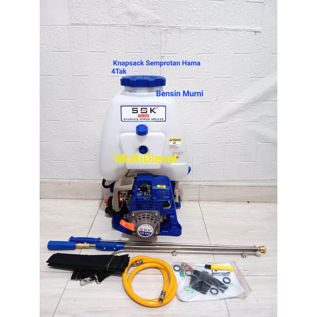 Mesin Semprotan Hama Knapsack Power Sprayer 4Tak 20Liter