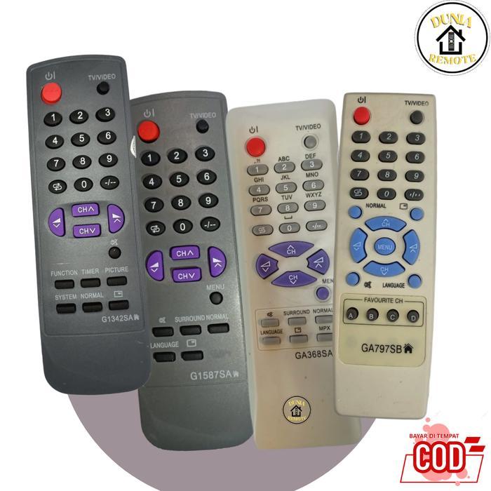 "New" Remot Remote TV SHARP TABUNG ALEXANDER SLIM FLAT MULTI UNIVERSAL