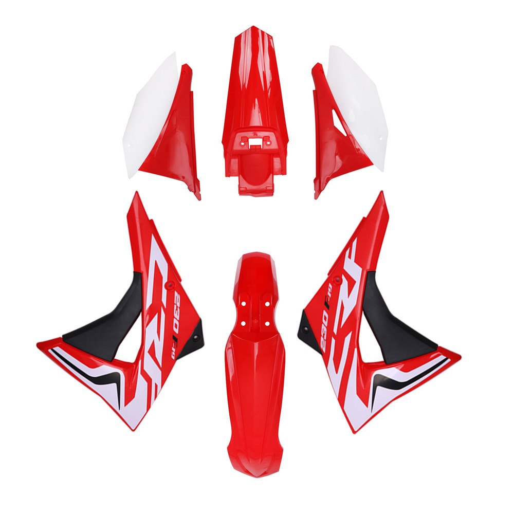 Motorcycle Plastic Kits Front Rear Fender Fairing Cover Spoiler Side Panels For HONDA CRF230F crf 23