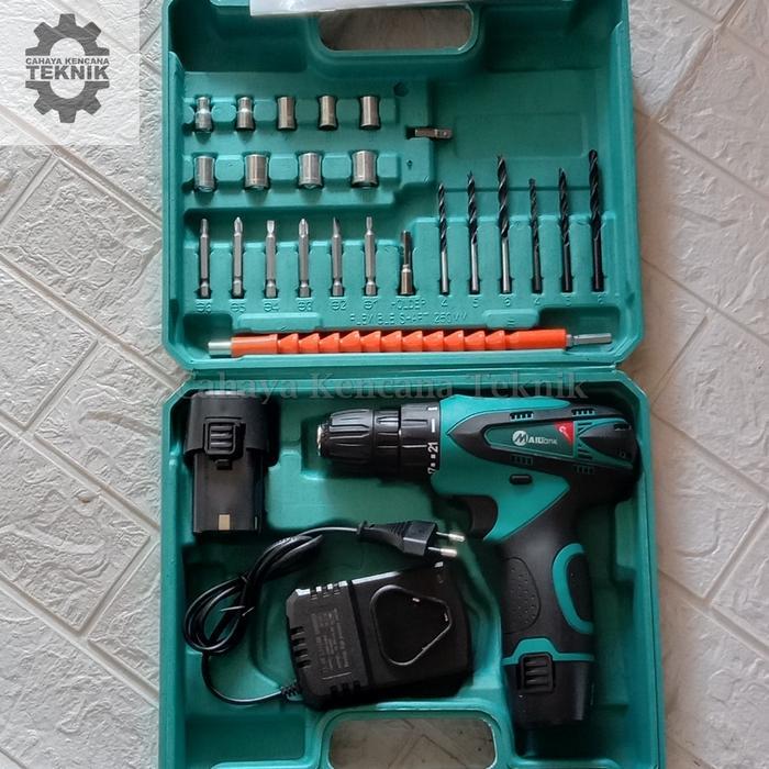 MAILTANK SH191 MESIN BOR CORDLESS DRILL 12V MAILTANK 2 BATRE