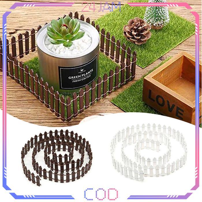 Miniatur Pagar 90*5cm Miniatur Pagar Kayu Hiasan Miniatur Pagar Taman Maket Pagar Aksesori Lansekap