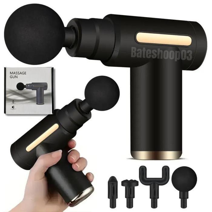 Massage Gun / Alat Pijat Elektrik / Alat Pijat Portable / Alat Pijat Otomatis / Alat Terapi Pijat