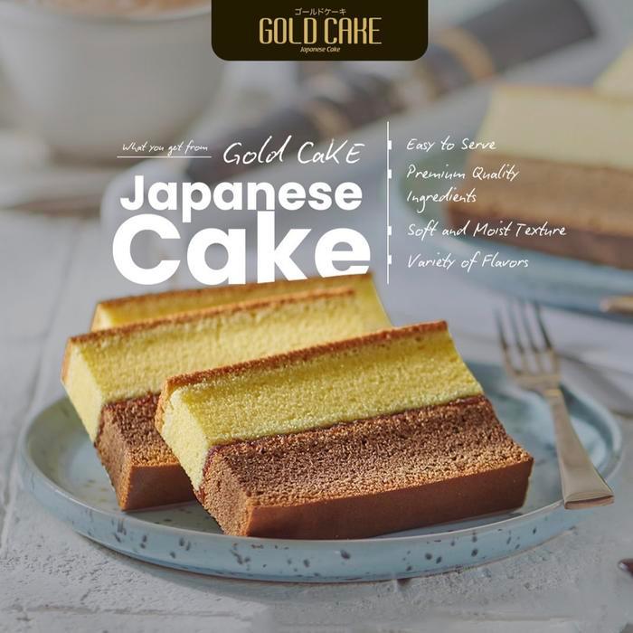 Promo RIOUS Japanese Gold Cake 200 Gram