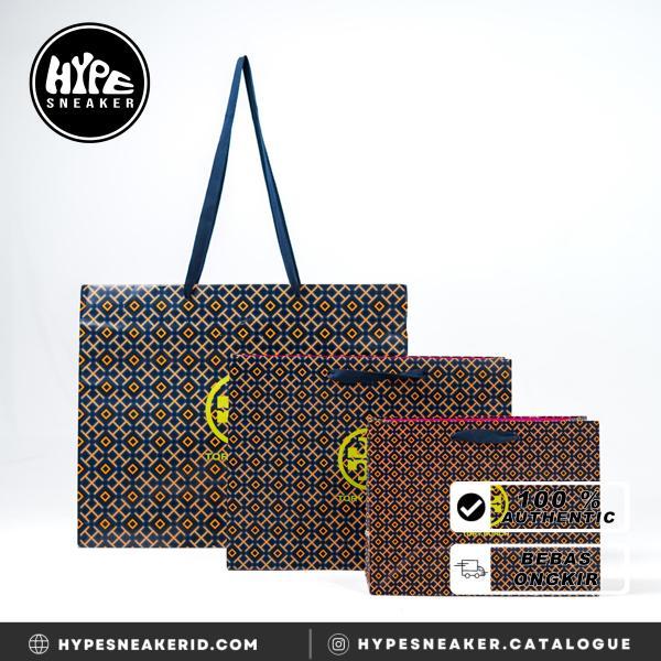 Tas PAPER BAG TORY BURCH NAVY 100% ORIGINAL