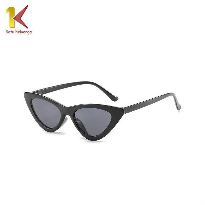 [COD] SK C666 C668 Kacamata Gaya Korea Pria Wanita Retro Model Kaca Mata Hitam Segitiga