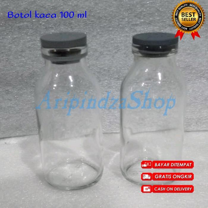 Botol Asi Botol Kaca 100Ml Anti Tumpah Bayi