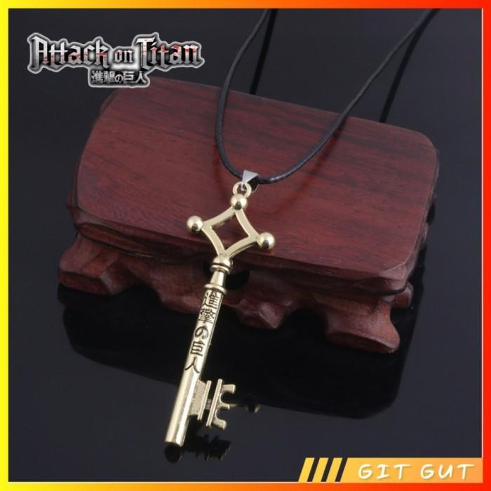 Necklace Kalung Cosplay Attack on Titan Eren Yeager Basement Key