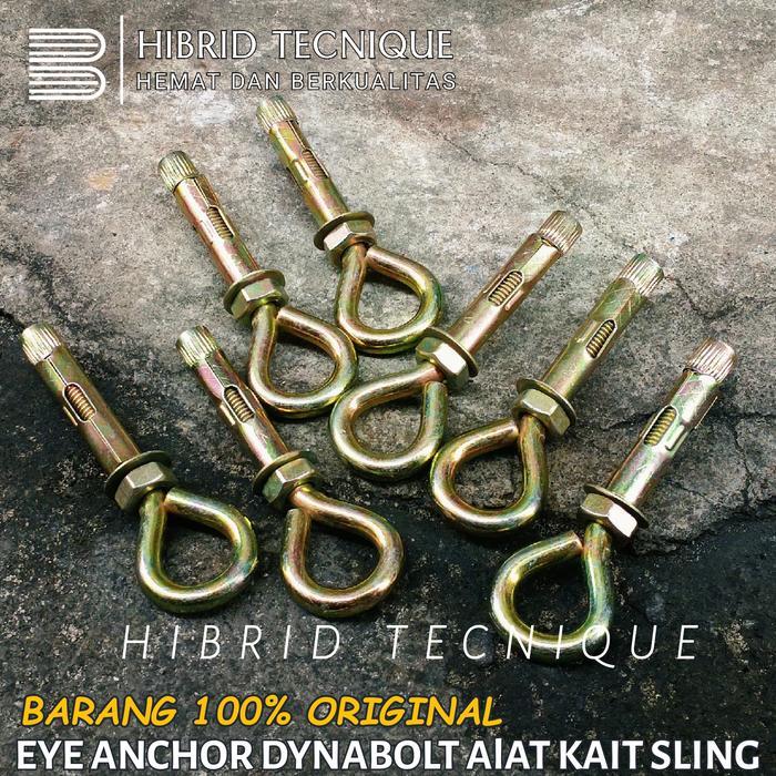 "New" eye anchor dynabolt 16mm 12mm 10mm 8mm dynabolt ancor bolt original