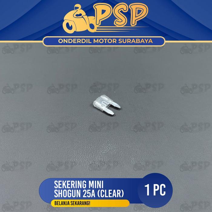Sekering Shogun 125 Mini 25A (Warna Putih) - Fuse DX Micro Fuse Mikro Sekring Tusuk Tancap Kotak 25A