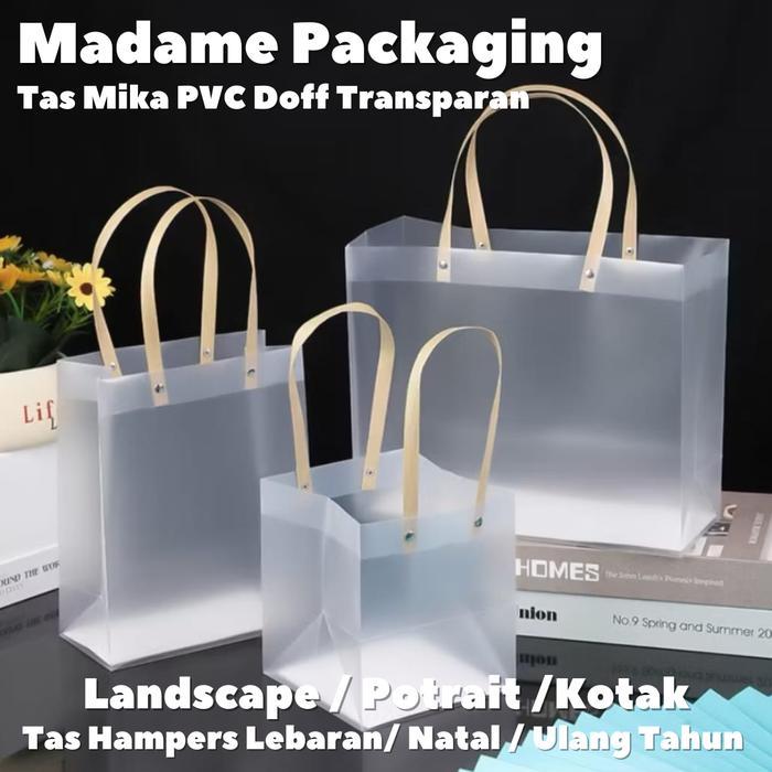 Goodie Bag Transparan Hampers Hand Gift Bag