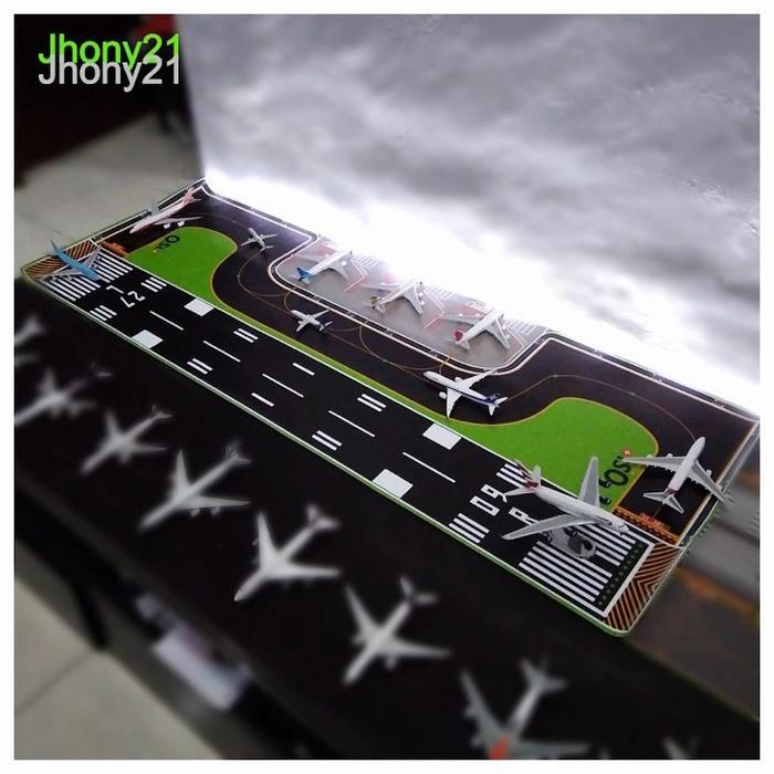 Peta Airport Mat Airport 140Cm Berkualitas