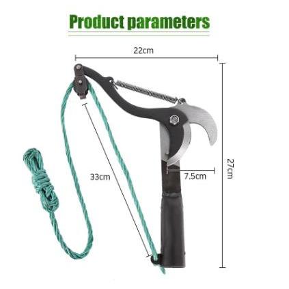 GUNTING DAUN POHON TINGGI PISAU GUNTING DAHAN KAYU ALAT POTONG RANTING