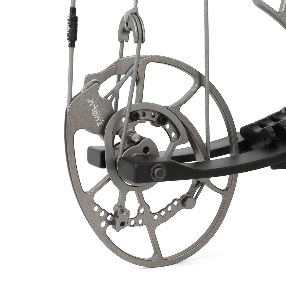 40-70lbs Compound Bow 29.5" Right Hand Archery Composite Bow CNC Aluminium Riser Cam IBO 356fps