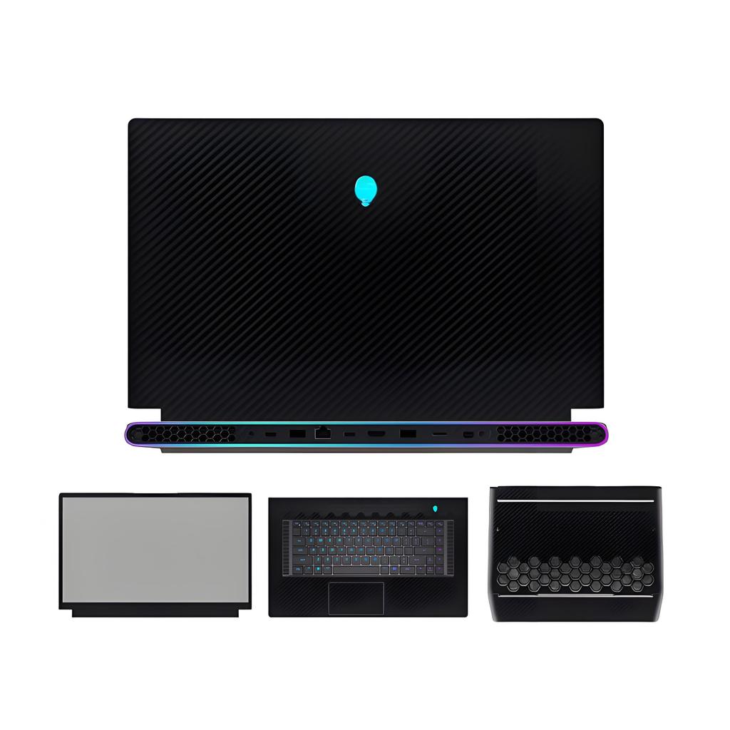 Leather Skin Laptop Stickers for Alienware Area51M R1 R2 M17 R3 2020 R4 2021 M17 R5 2022 M15 R2 R3