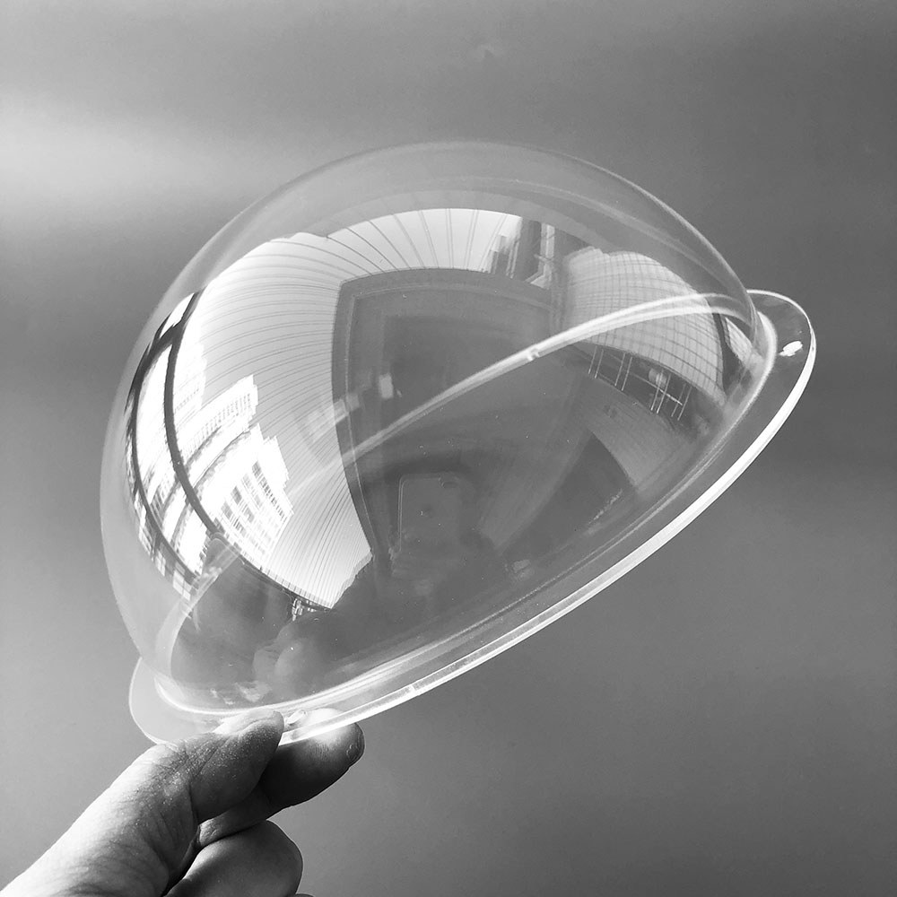 220x100mm Acrylic Plastic Dome PTZ IP Camera Vandal-Proof CCTV Camera Housing Cover Lens Protect