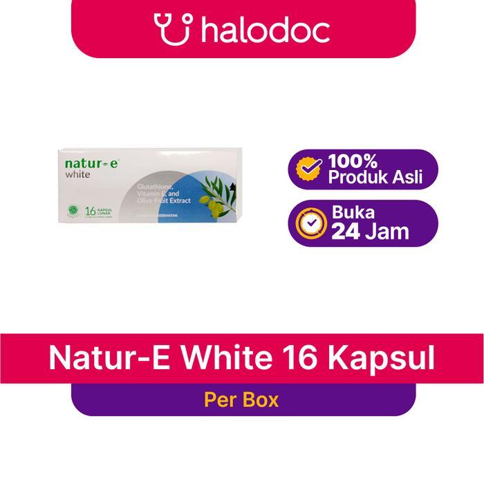 Natur-E White 16 Kapsul - Suplemen Kecantikan Mencerahkan Kulit