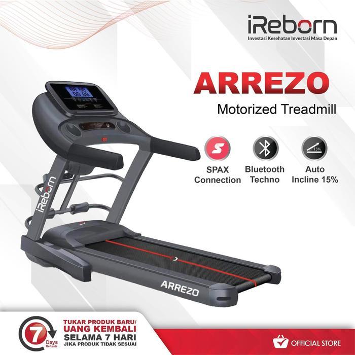Treadmill Elektrik iReborn Arrezo - Alat Fitness Gym Olahraga Rumahan