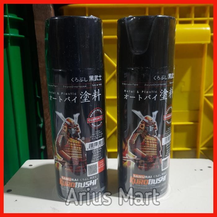 "New" Pilok/Pilox Samurai Cat Semprot Samurai 109A Flat Black Hitam Doff