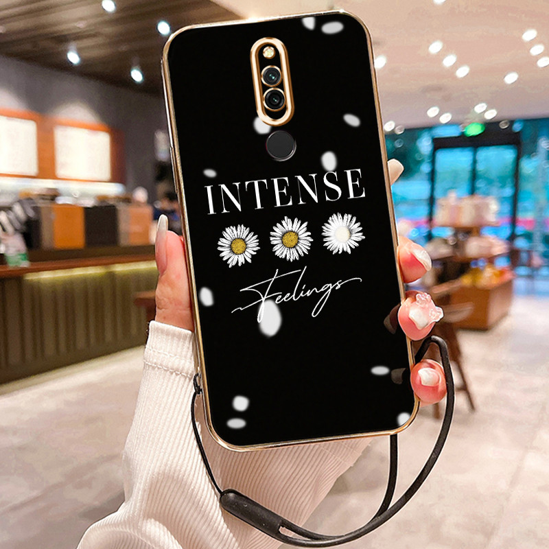 Casing Hp Untuk Xiaomi Redmi 8 8A Pro Case Bunga daisy kecil Elektro Plating Cesing silikon Kasing S