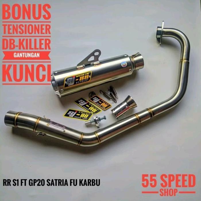 KNALPOT SJ88 GP20 SS FU KARBU
