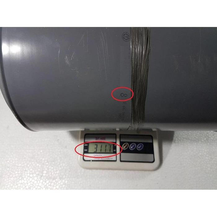 Talang Air Pvc Langgeng Hr 8" 8 Inch 4 Meter 4M Setengah 1/2 Lingkaran Langgeng8 Rain Gutter