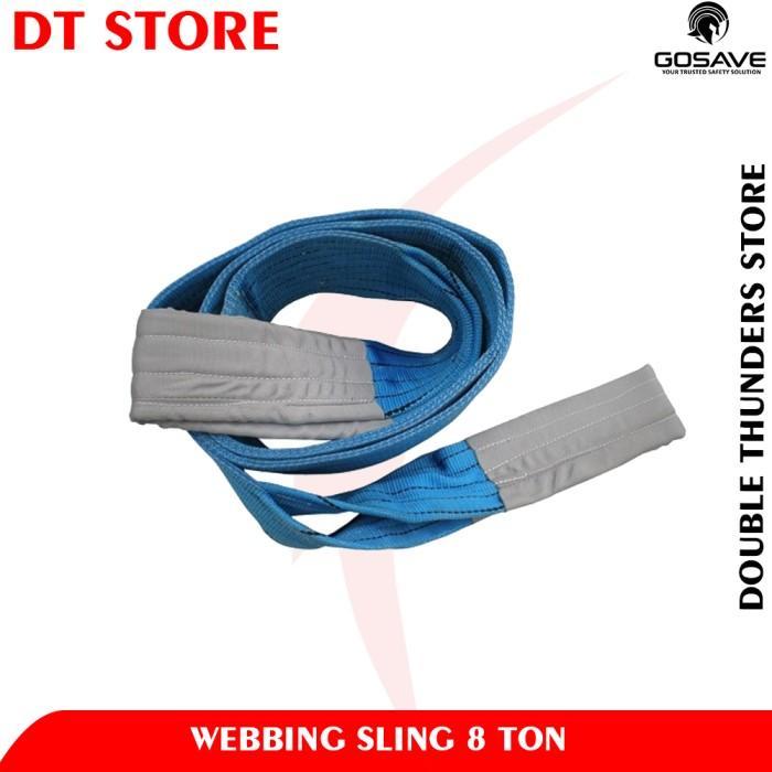 GOSAVE WEBBING SLING BELT 8 TON X 5 METER / TALI SABUK 8T X 5M