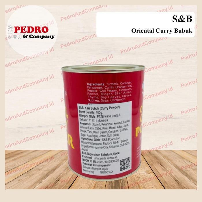 S&B - Oriental Jepang Curry Powder Kari Bubuk (400 Gr) Kaleng