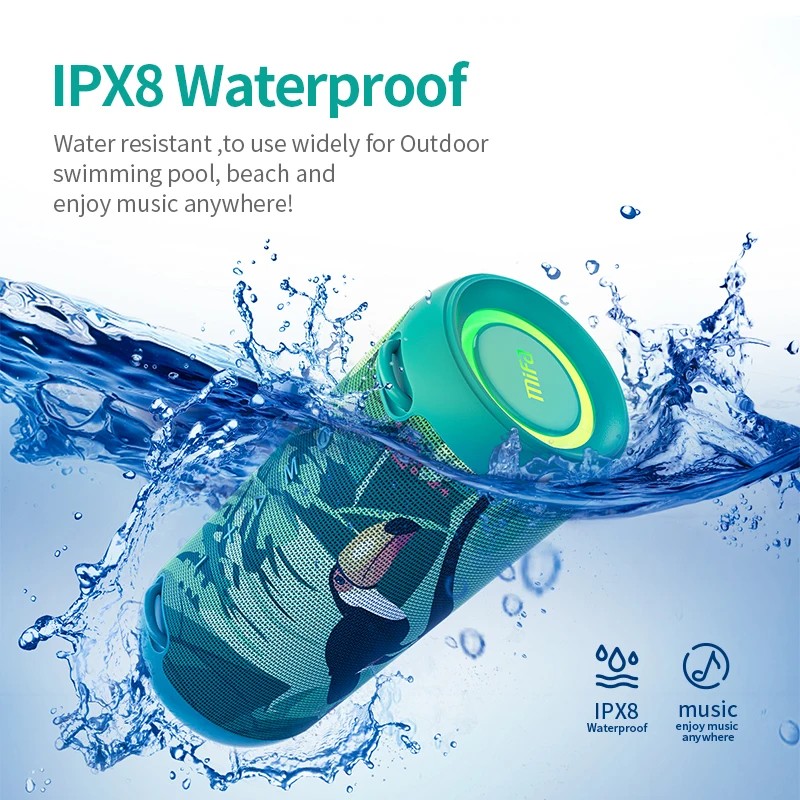 mifa A90 Green Bluetooth Speaker 60W Output Power Bluetooth Speaker with Class D Amplifier Excellent