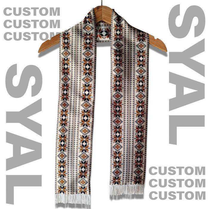 Nazhifa Printing - Syal Batik Vintage style - Syal Batik Scraft Scarf Leher Pria Wanita Unisex