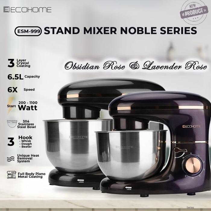 Mixer Ecohome ESM 999 Nobles Series Standing Mixer Garansi resmi ecohome Indonesia Bowl Stainless