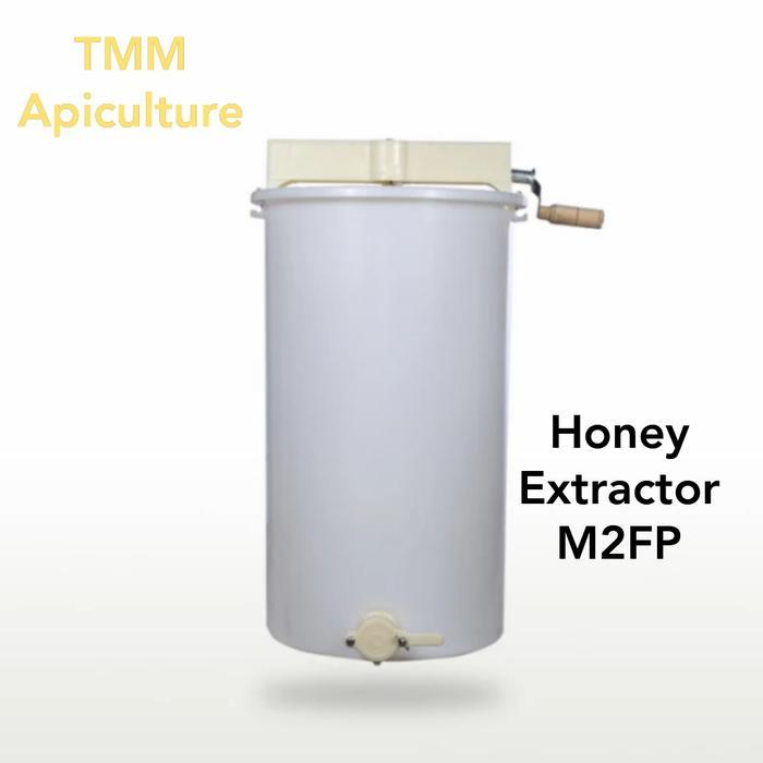 Mesin peras Madu manual Honey extractor hand 2 Frame plastik