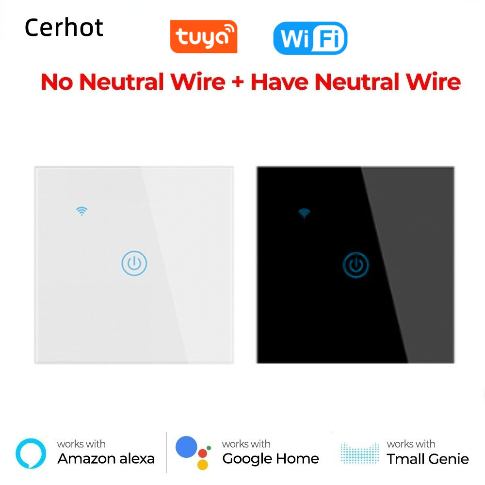Tuya Smart Wifi Touch Switch No Neutral Wire Required Smart Home Life
