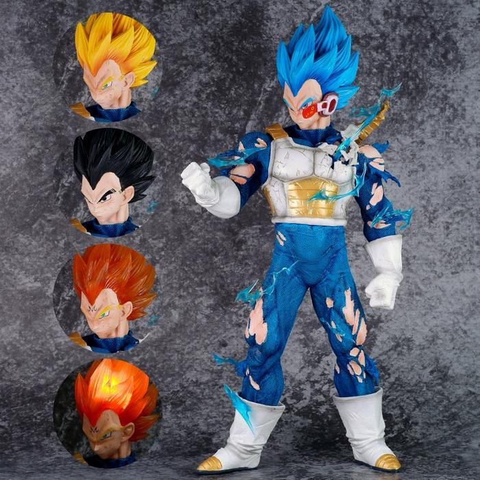 Statue Dragon Ball Vegeta 3 Head By LX Studio LED