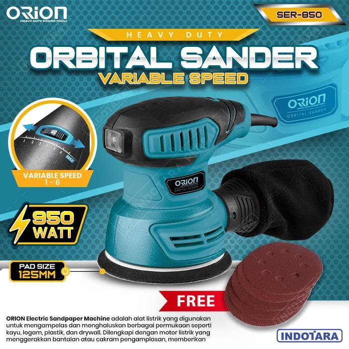Krisbow Modern - Orbital Sander Mesin Amplas Orbital Kayu/Tembok - Orion Ser-850