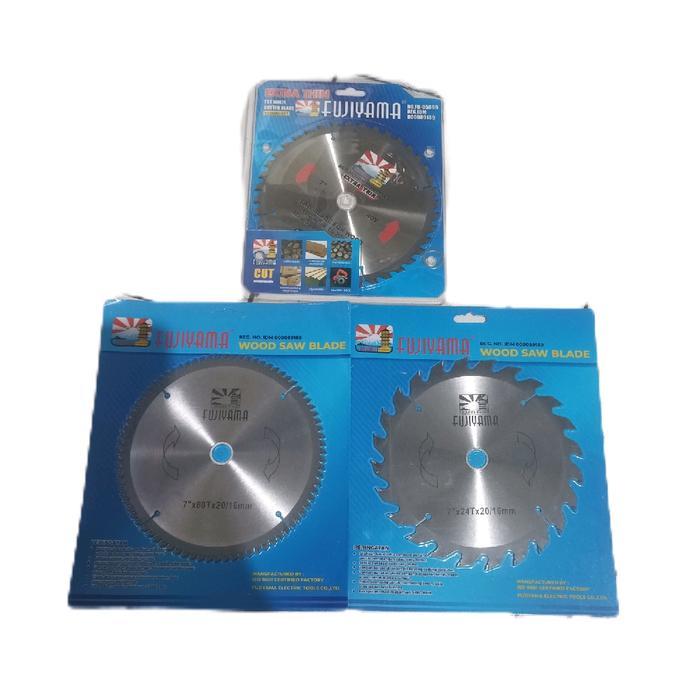 Orion Modern - Fujiyama Saw Blade Serkel 7 Inch Mata 24T,40T,80T Mata Potong Circular Saw 7 Inch