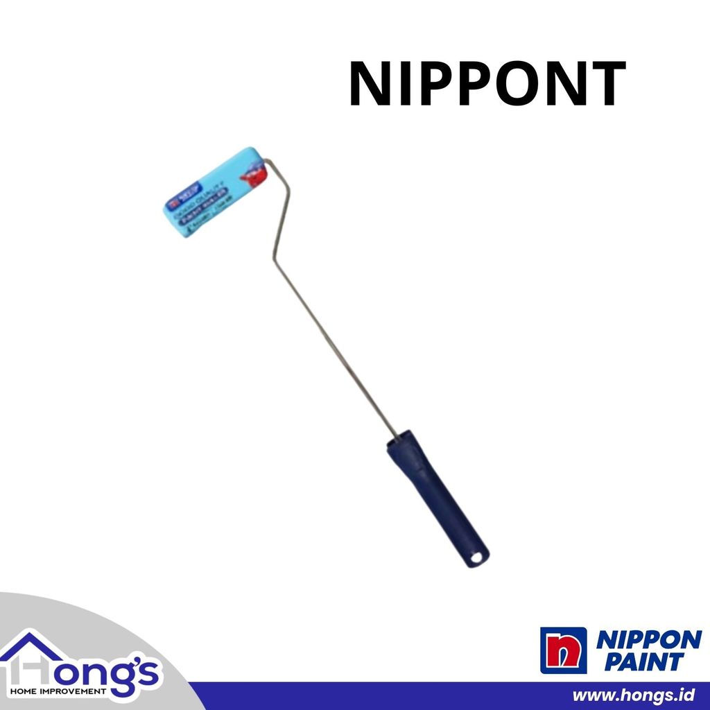 Roll Cat Kecil Gagang Panjang / Kuas Roll Cat Roller Np Mini Basic 4 In Nippon Paint
