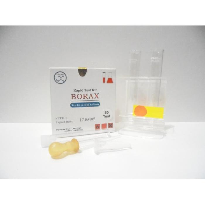 JTTOP" TEST KIT BLENG / BORON, ALAT UNTUK MENGUJI KANDUNGAN ASAM BORAT H3BO3