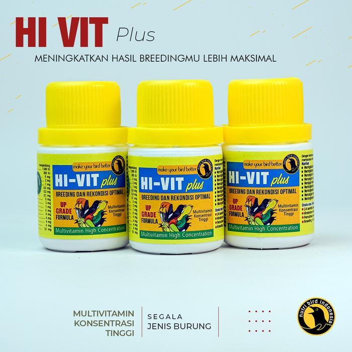 HI VIT PLUS Multivitamin Konsentrasi Tinggi untuk breeding dan rekondisi burung secara optimal