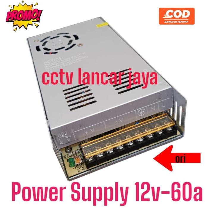 Switching Power Supply PSU 12V 60A High Quality, 12 Volt 60 Ampere Fan