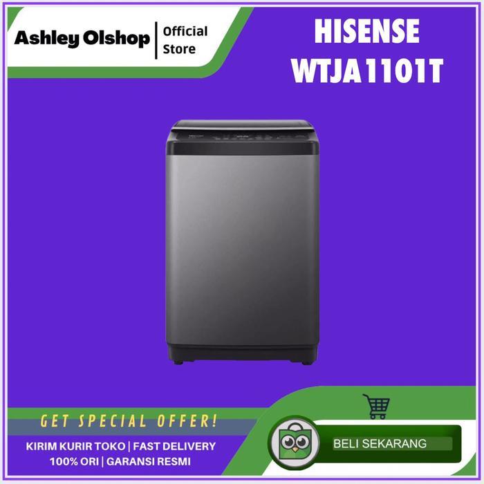 Mesin Cuci Top Loading 10.5KG Hisense WTJA1101T Top Load 10.5KG