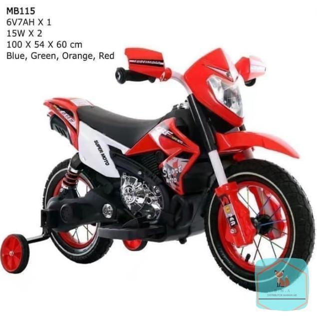 Mainan Motor Aki Anak Unikid MB115 Motor Trail