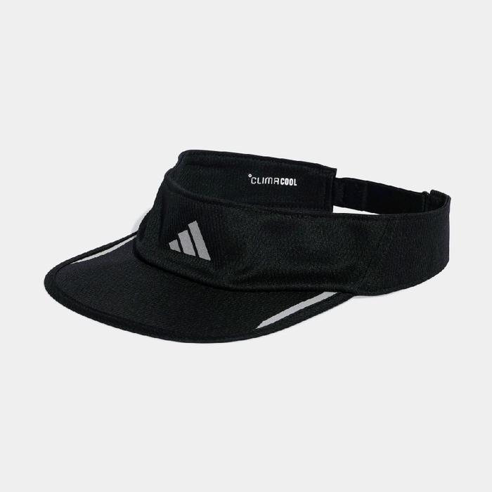 Adidas AEROREADY Running Visor Black Hitam JD1158 Topi Original 100%
