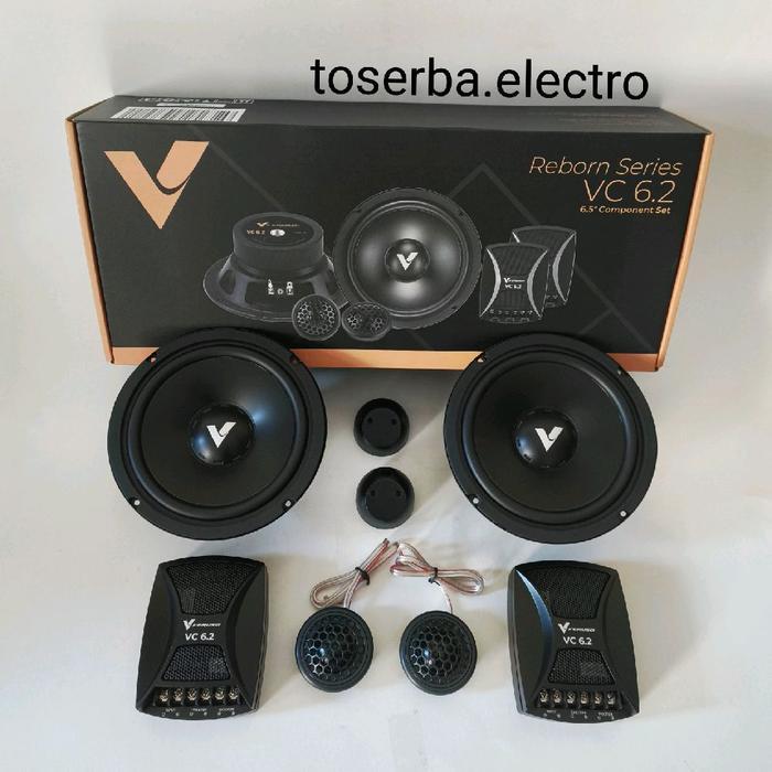 Ready Speaker split 2way 6,5 inch Veruso VC 6.2 by Vox Research audio mobil