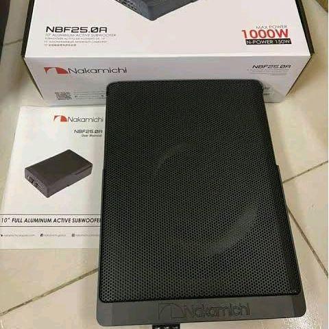 Ready Subwoofer Kolong Aktif 10 Inch Nakamichi NBF25.0A / Subwoofer Mobil