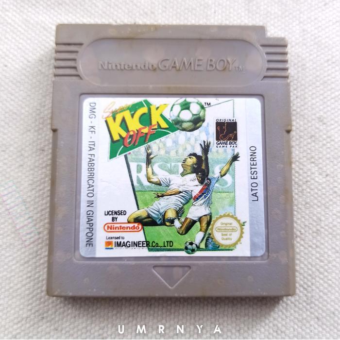Gameboy Super Kick Off Kaset Original Nintendo Game Boy GBC GBA Color