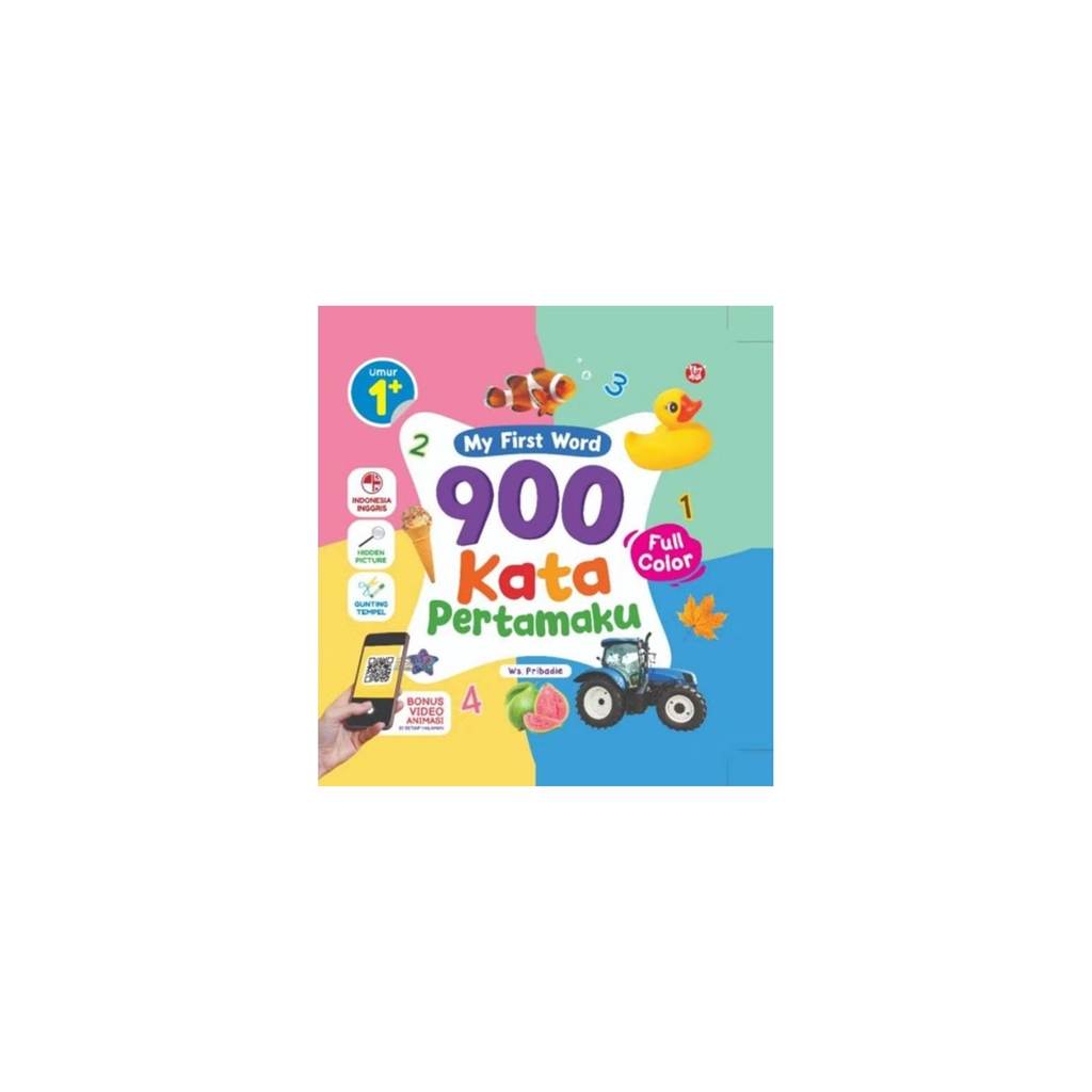 CHILDRENS BOOKS - MY FIRST WORD - 900 KATA PERTAMAKU by WS. PRIBADIE-